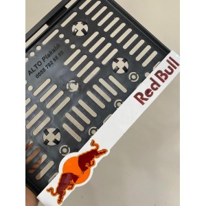RedBull Özel Tasarım Lüks Motosiklet Pleksi Plakalık RedBull Özel Tasarım Lüks Motosiklet Pleksi Plakalık